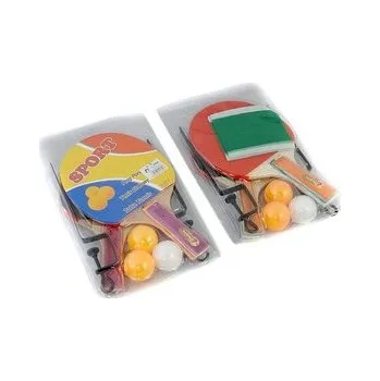 Hra na zahradu Zestaw do ping ponga z siatką i 3 piłeczkami MIX