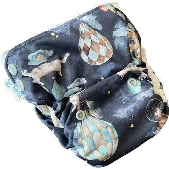 látková plena Bajtel Plena AIO Side-snap jednovelikostní (OneSize) Balónová noc