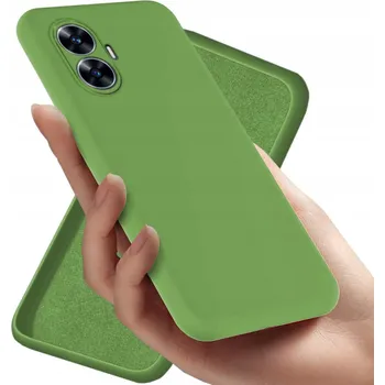 Pouzdro na mobilní telefon Zadní Kryt RCBR pro Realme C55 4G SILICON CASE zelený