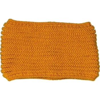 Nákrčník Pletený tunel s fleecovou podšívkou PLETEX H101 Barva: Hořčicová