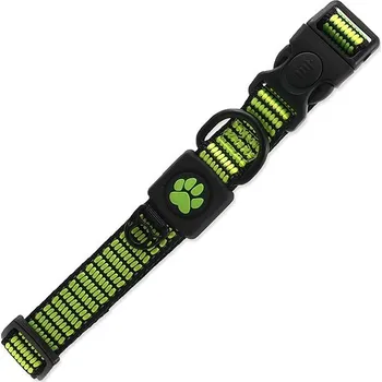 Obojek pro psa ACTIVE obojek Strong M limetka 2 × 34-49 cm