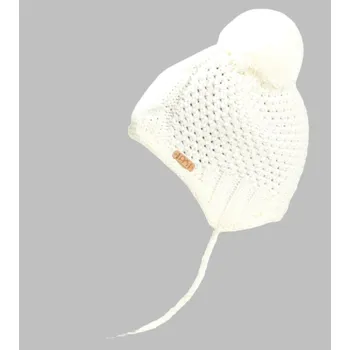 Čepice Dětská pletená čepice PLETEX H116 Barva: Smetanová