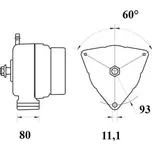 MAHLE Alternátor MAO MG 807 + DOPRAVA ZDARMA!
