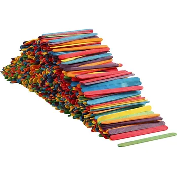kreativní sada Creativ Company Dřívka od nanuků k dalšímu tvoření - barevná, 1000 kusů, délka 11,5 cm