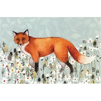 Přání s obálkou Liška na louce (Blahopřání s liškou, FOX)