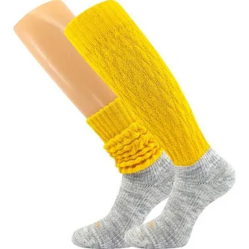 Dámské ponožky VOXX Ponožky dámské zimní NARVIK s merinem a alpakou ŽLUTÉ 39-42 125346