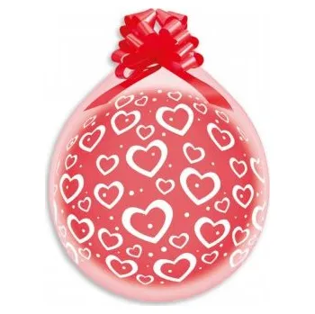 Balónek Balónek 18" STUFFER 600 srdíčka