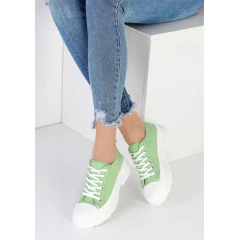 Dámská obuv Prety Zelené plátěné tenisky 12018-11GR Velikost: 39