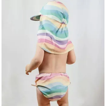 Dívčí plavky Dětské plavky pro miminko stahovací Rainbow Geggamoja Velikost: 50/56