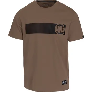 Pánské tričko PitBull West Coast - triko CASINO 3 tmavě hnědé Barva: hnědá, Vel: M