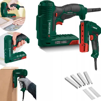 Sponkovačka PARKSIDE PHET 15 C2 Elektrická sešívačka 70W 2v1 na sponky a hřebíky