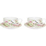 Porcelánové šálky a podšálky Spring Time