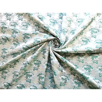 HEDVA ČESKÝ BROKÁT Ondran 160 krojový brokát MALÝ KVĚT smetanová | 1190