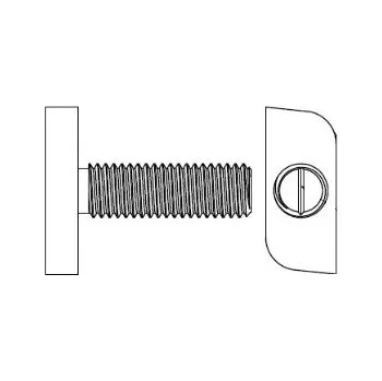 Šroub Šroub kladívkový m 10x 25 Typ 28/15 1.4301 nerez