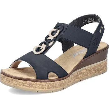 Dámské sandále Dámské sandály RIEKER 63798-14 modrá S5 42