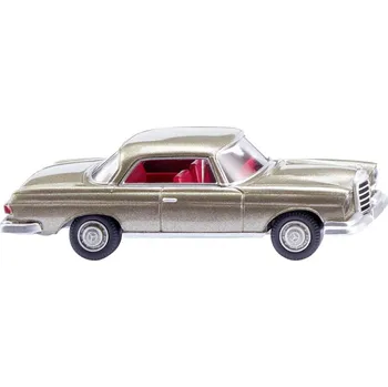 Modelová železnice Wiking 014604 H0 model osobního automobilu Mercedes Benz 250 se Coupé, nervově šedá