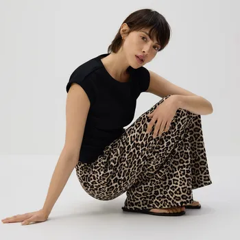 Dámské kalhoty Reserved - Volné kalhoty se záložkami - vícebarevná - 1017P-MLC - 1017P-MLC-XS