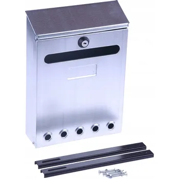 Poštovní schránka Poštovní schránka vhoz MiL stříbrná