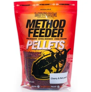Pelety Mivardi Method pellets 750g - Cherry & fish protein