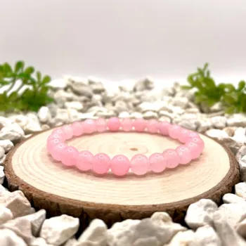 Náramek Certom Minerální náramek – růžový jadeit | Něha a ženskost 0192