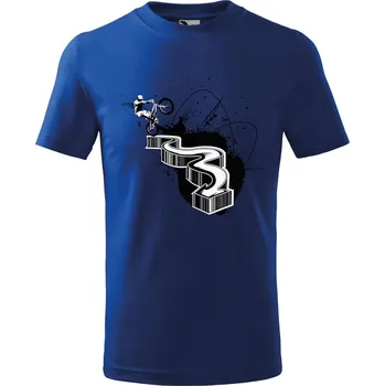 Chlapecké tričko Dětské tričko s potiskem Trial Velikost: 122/6 let, Barva trička: Královsky modrá