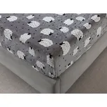 XPOSE® Mikroplyšové prostěradlo OVEČKA Exclusive 180x200 cm, Mikroplyš + Prodloužená možnost vrácení zboží do 50 dnů