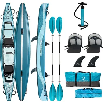 Kanoe Nafukovací kajak Spinera Molveno 430 dvoumístný kajak nebo kánoe - varianta: 2x pádlo + pumpa