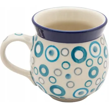 Hrnek Bolesławiec Umělecká keramika Bolesławiec keramika 330 ml