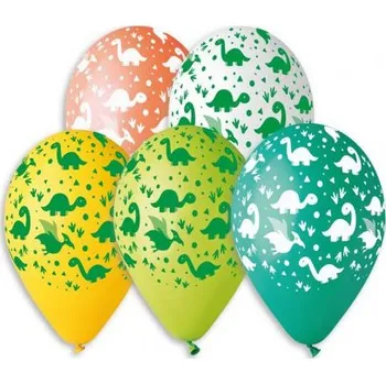 Balónek Balónek pastel 30 cm DINO potisk (100ks/bal)