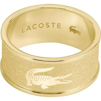 Prsten Lacoste Stylový pozlacený prsten pro muže Backhand 2040486 66 mm + 2 měsíce na vrácení zboží