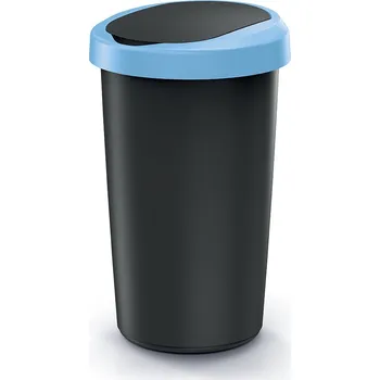 Odpadkový koš Odpadkový koš COMPACTO 25 L černý/světle modrý