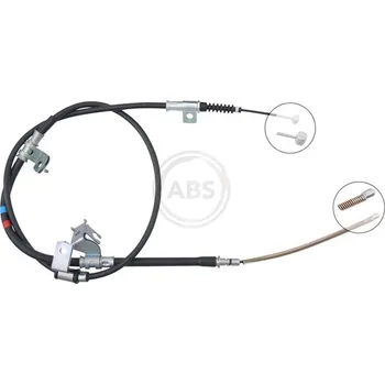 Lanko parkovací brzdy Tažné lanko, parkovací brzda A.B.S. K17502