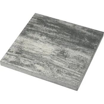 Venkovní dlažba Semmelrock Elegant 40 x 40 x 4 cm 0,16 m2 bíločerná