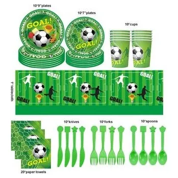 Party dekorace Párty sada fotbal - Cakesicq