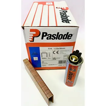 Průmyslová sponka Spony S16-50mm GALV s plynem pro Paslode IM 200/50-S16, 3000ks, obj.12302