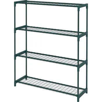 Policový stojan na květiny 84H-066V00DG 89 x 107 x 28 cm zelený Stojan na květiny Policový stojan na květiny 84H-066V00DG 89 x 107 x 28 cm zelený