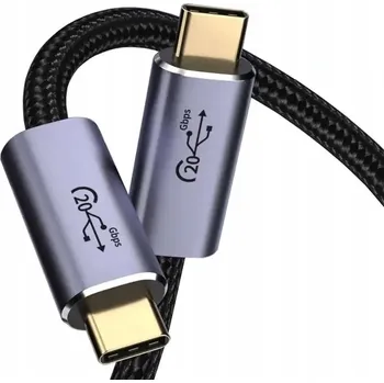 Datový kabel USB-C kabel CAKOBLE USB3.2 GEN2 20GB/s 100W 4K60Hz QC3.0/4.0+ opletený, 0.5m