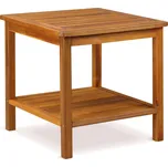 Dřevěný odkládací stolek WASHINGTON, 45x45x45cm, hnědá Casaria 140992327