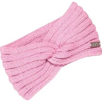 Čelenka Pletená čelenka s uzlem PLETEX L462 Barva: Světle orchideová