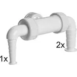 Koncovka k pračce Plast Brno bílá polypropylen EPT4300 218807922