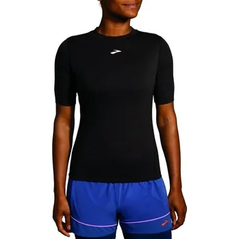 Dámské tričko Dámské triko Brooks High Point Short Sleeve černá XL