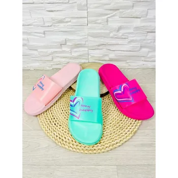 Dámské pantofle Gumové pantofle Happy Barva: ružová, Velikost: 40