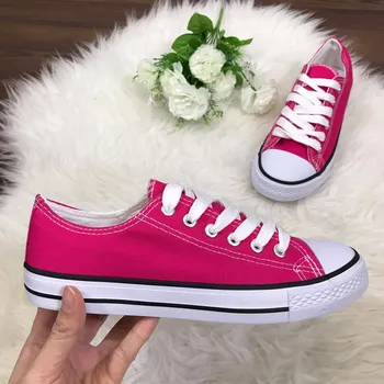 Dámské tenisky Ružové plátěnky Velikost: 38