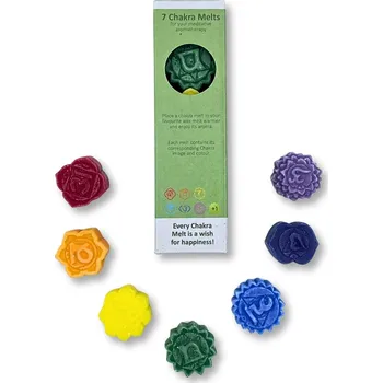 vonný vosk Vonné vosky 7 čaker 8 ks vosků na energetizace jednotlivých čaker