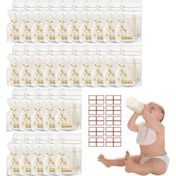 Kojenecká váha 30ks sáčků na mateřské mléko, sáčky na kojení, mrazicí sáčky na mateřské mléko, mrazicí sáčky na