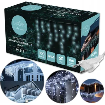 Vánoční dekorace Vánoční osvětlení na stromeček Moon In The Room venkovní 8 m 201 - 300 světýlek