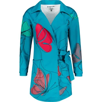 Dámská cargo bunda Dámské mikinové sáčko premium Altisport VOJ/ALW086MI05 PETROLEJOVÁ L