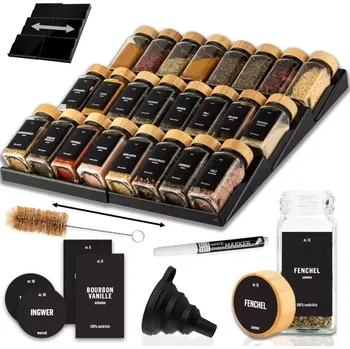 Kořenka Deco haus® Sada 24 kořenek Deco haus®+organizér Černá