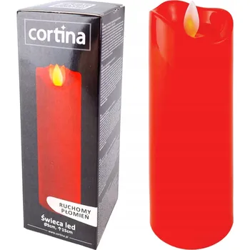 Svíčka LED SVÍČKA NÁPLŇ DO HŘBITOVNÉ SVÍČKY / HŘBITOVNÍCH SVÍČEK S POHYBLIVÝM PLAMENEM NA BATERIE, SVÍČKA 15 cm