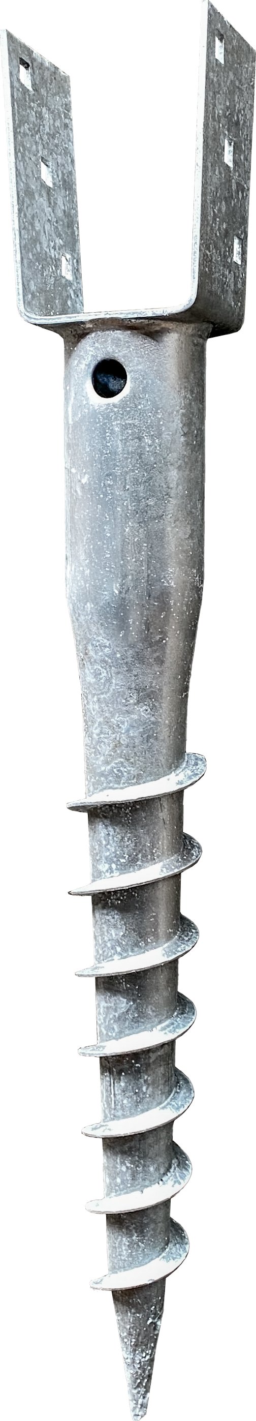 Zemní vrut typ U na dřevostavbu - délka 700mm, průměr 80mm